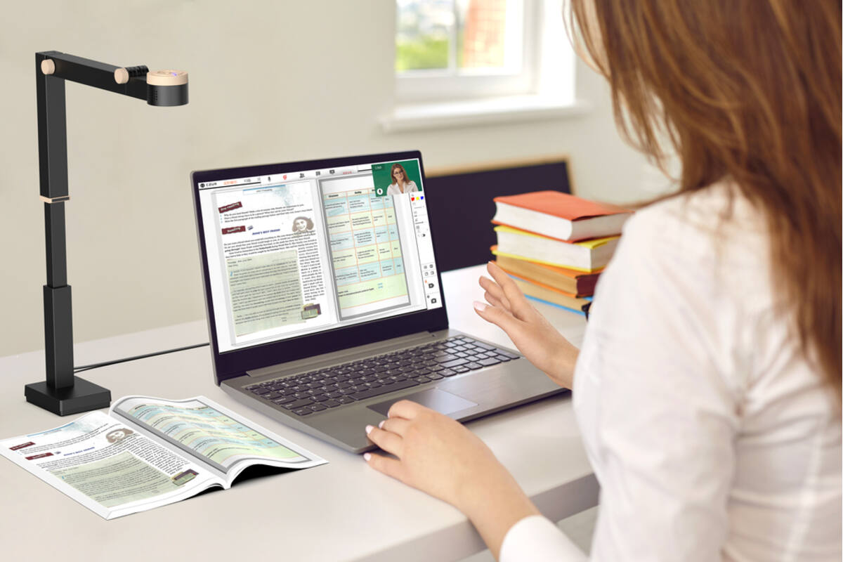 Fancy S pro, 4K documentcamera, webcam en scanner