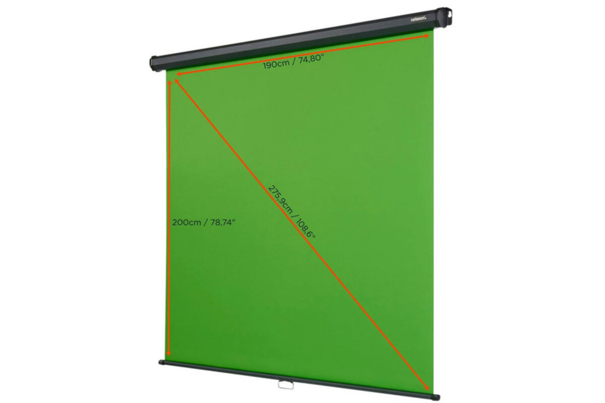 Greenscreen-doek “Key”, 200 x 190 cm
