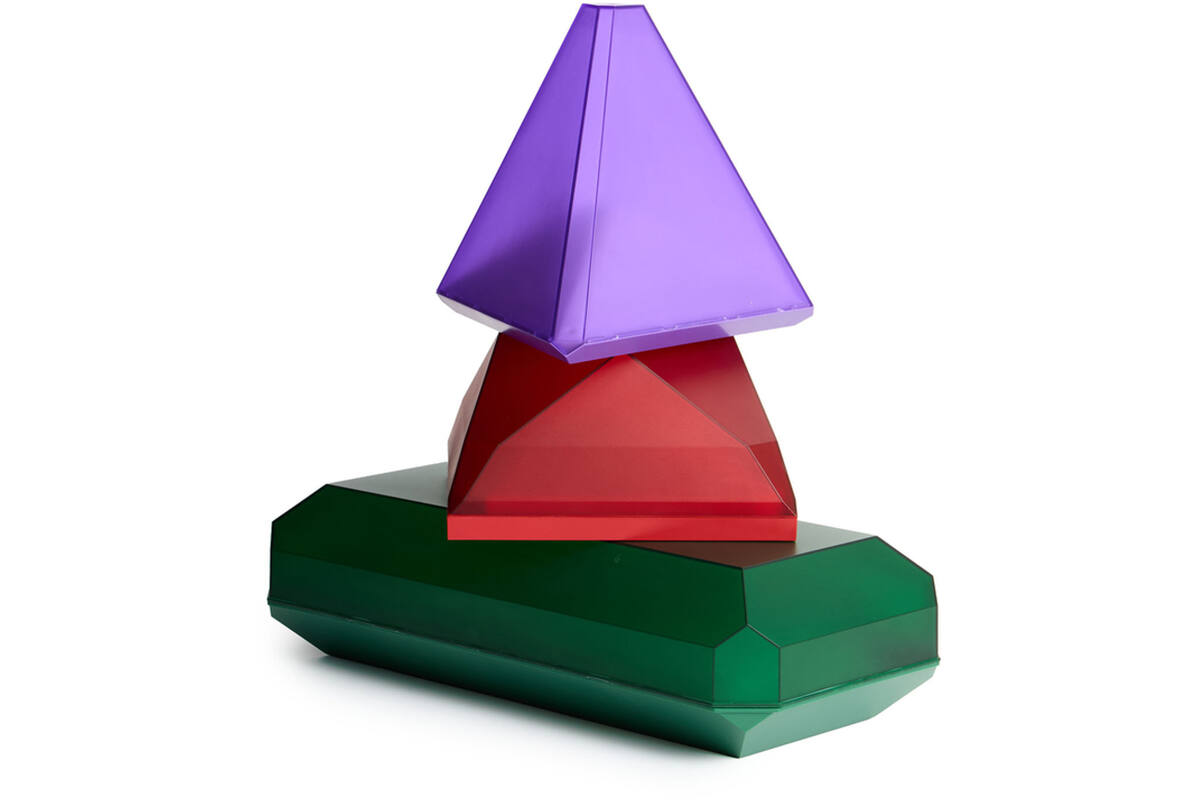 Juwelen lichtgevend, groot, 3 vormen, bundel van 9 stuks