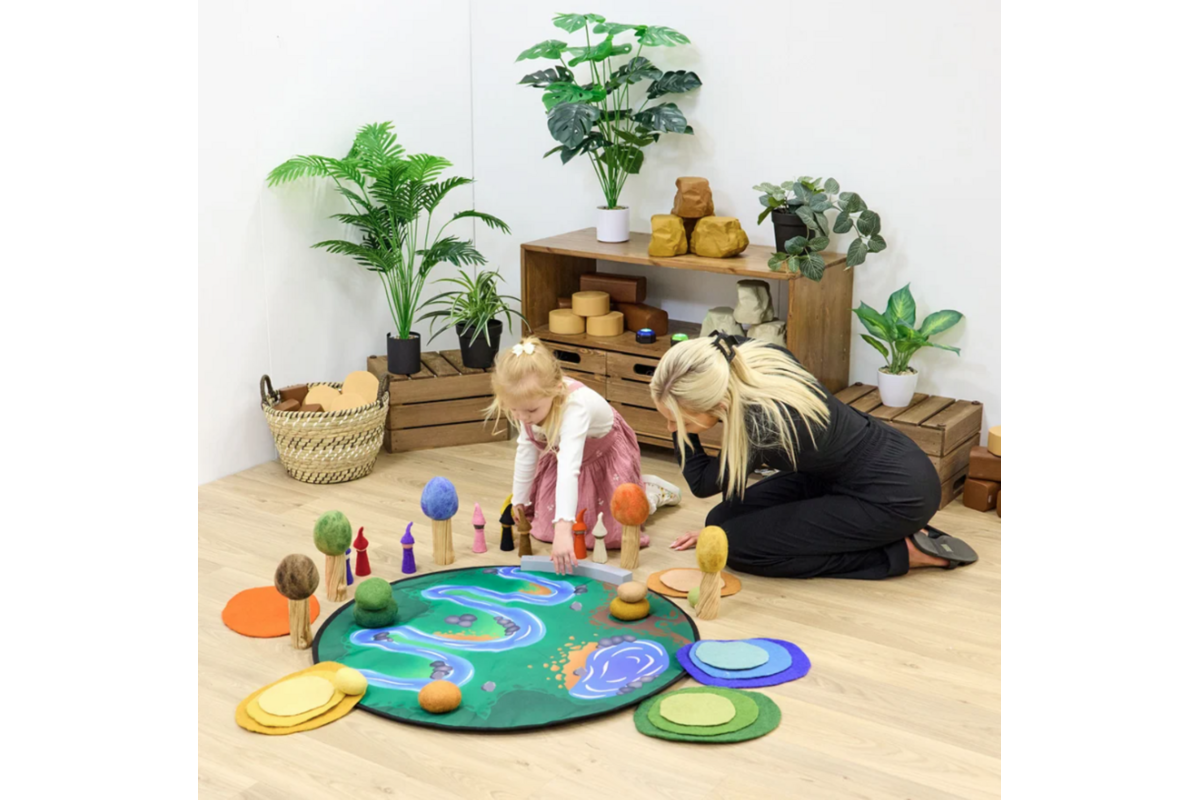 Tuff tray | Interactieve kleine wereld boslandschap