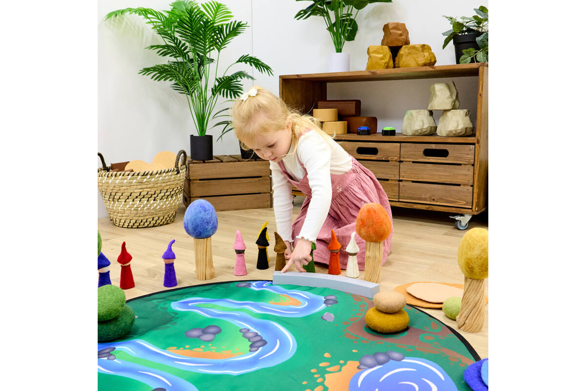 Tuff tray | Interactieve kleine wereld boslandschap