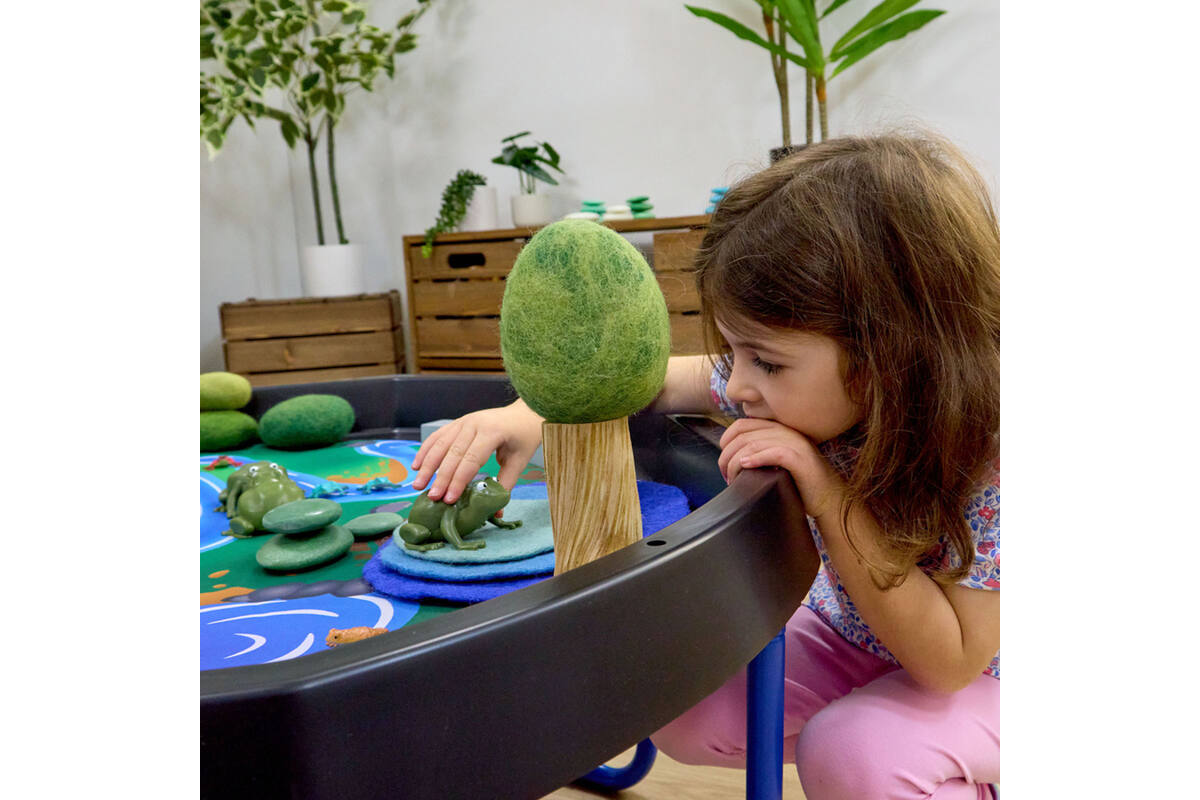 Tuff tray | Interactieve kleine wereld boslandschap