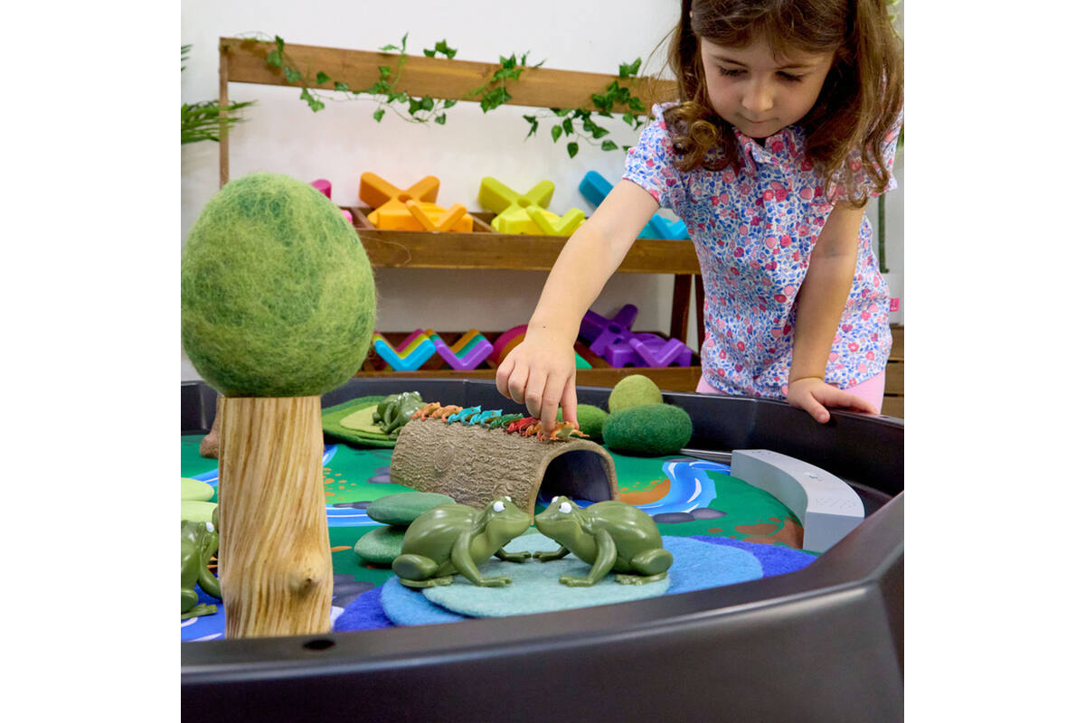 Tuff tray | Interactieve kleine wereld boslandschap