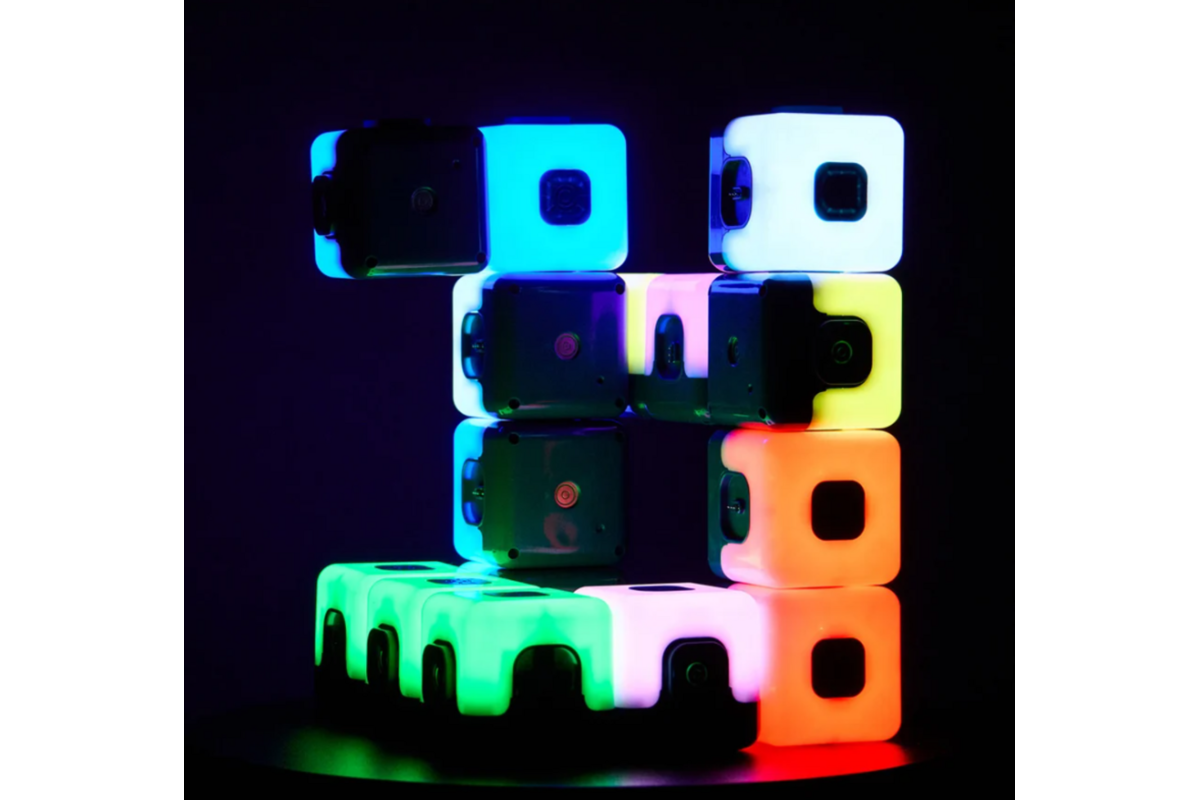 Lichtgevende kubussen, sequentie, set van 15 stuks