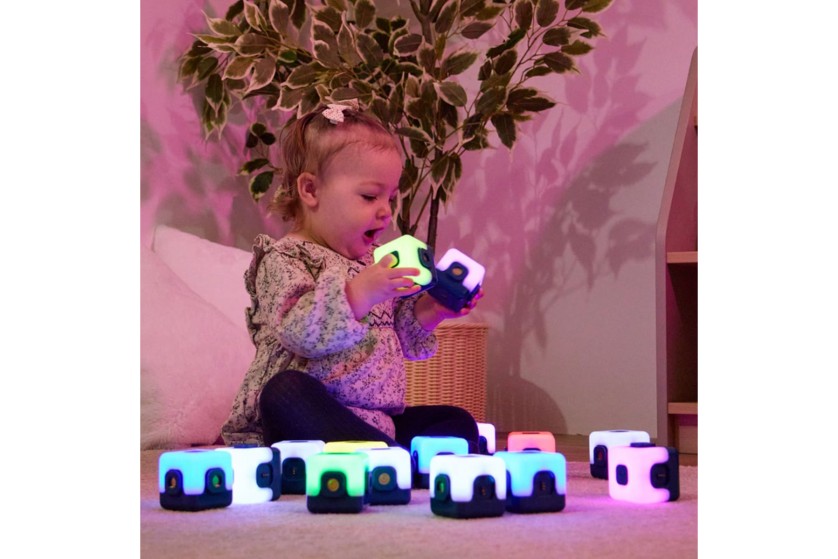 Lichtgevende kubussen, sequentie, set van 15 stuks