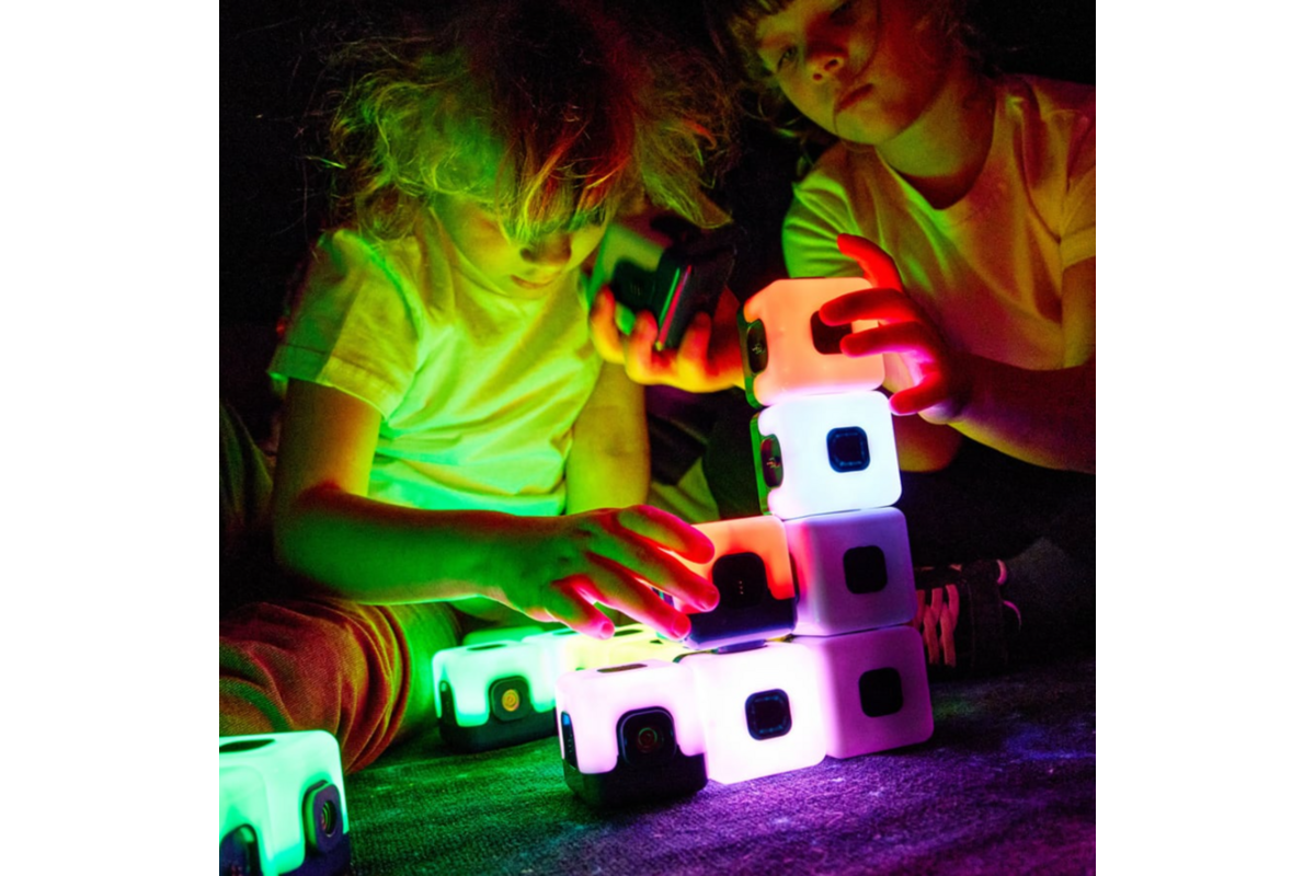 Lichtgevende kubussen, sequentie, set van 15 stuks