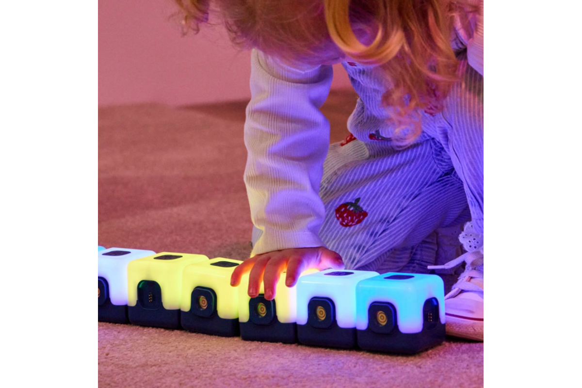 Lichtgevende kubussen, sequentie, set van 15 stuks
