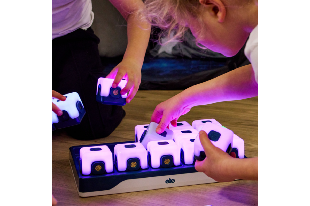 Lichtgevende kubussen, sequentie, set van 15 stuks