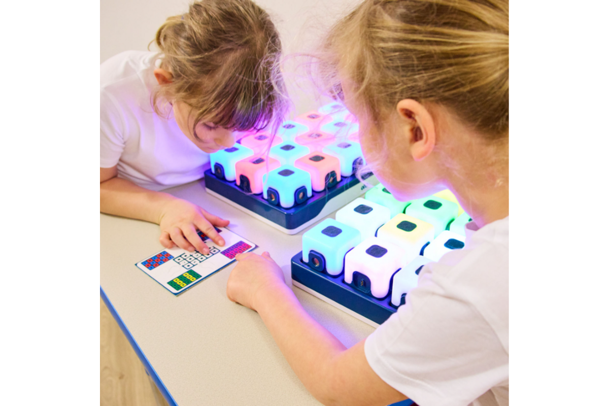 Lichtgevende kubussen, sequentie, set van 15 stuks
