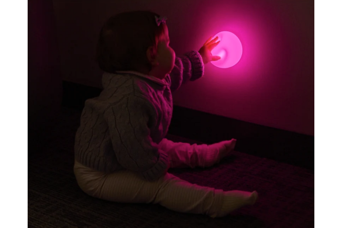Tap & Glow lichtgevende siliconen wandlampjes, set van 6 stuks