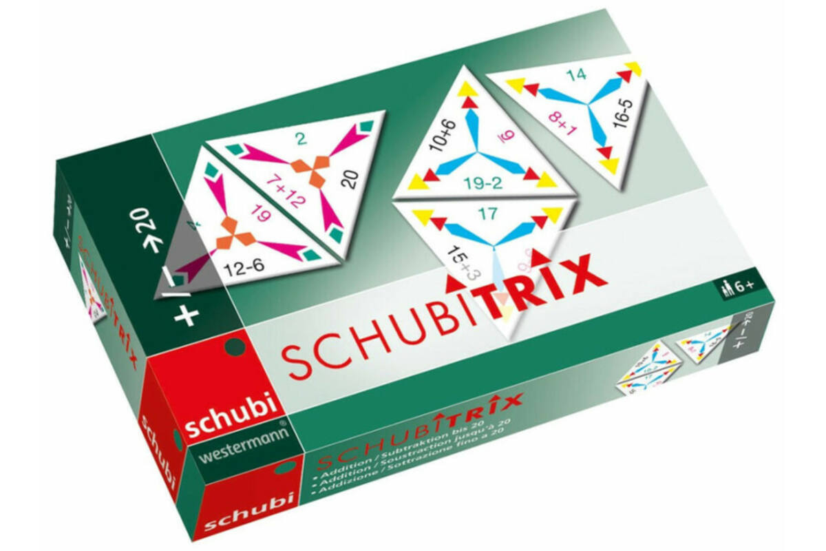 Schubitrix - optellen en aftrekken tot 20