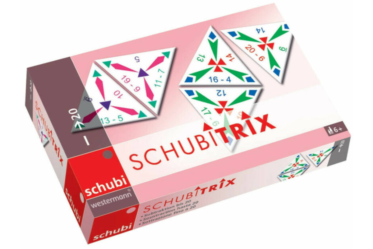 Schubitrix: aftrekken tot 20