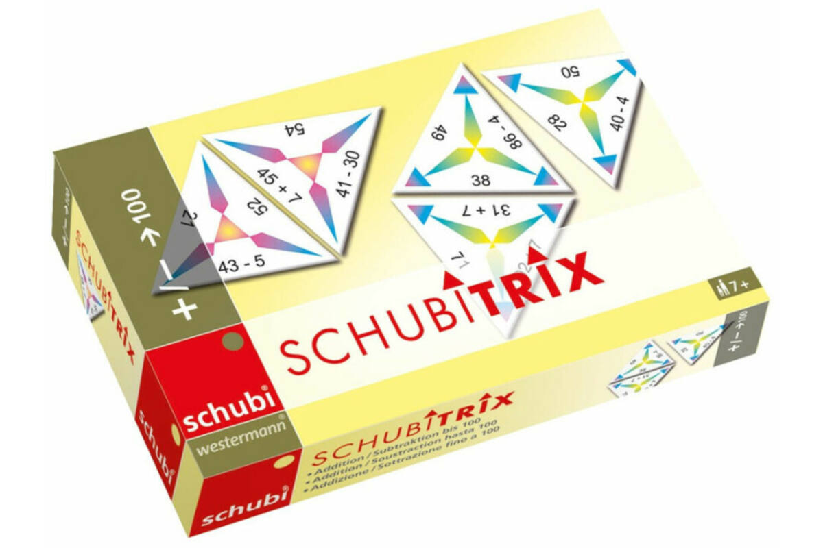 Schubitrix - optellen en aftrekken tot 100