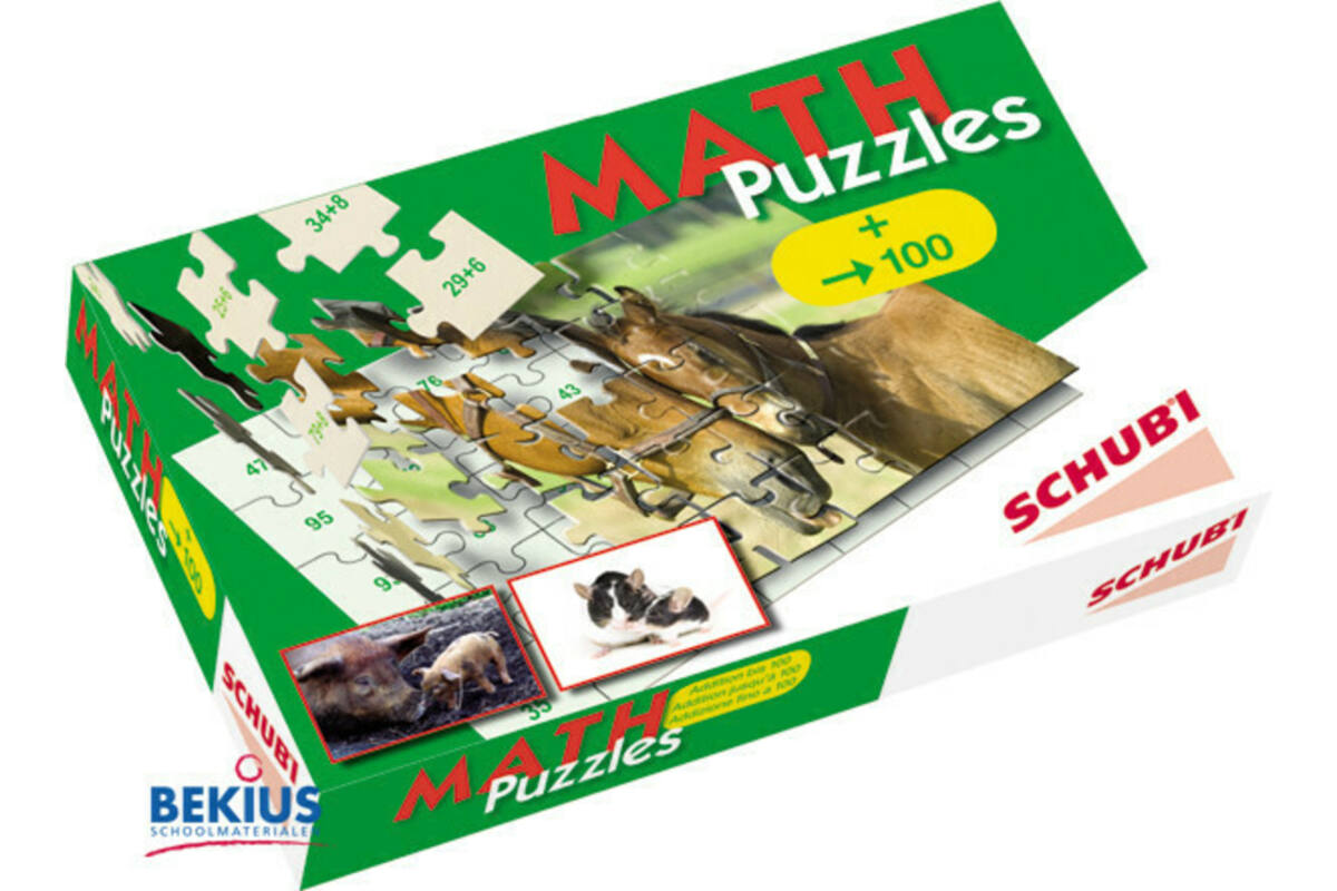 Schubi Mathpuzzels: Optellen tot 100