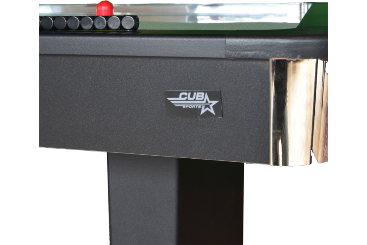 Airhockeytafel Plymouth 7ft + RVS speelveld en 73mm pucks (speelklaar)