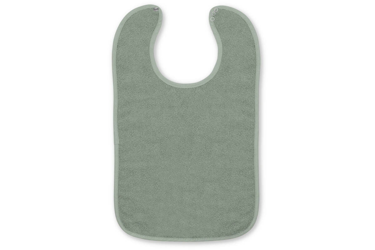 Slabbetje Drukknoop XL 6x, Jade, 6x 30x50