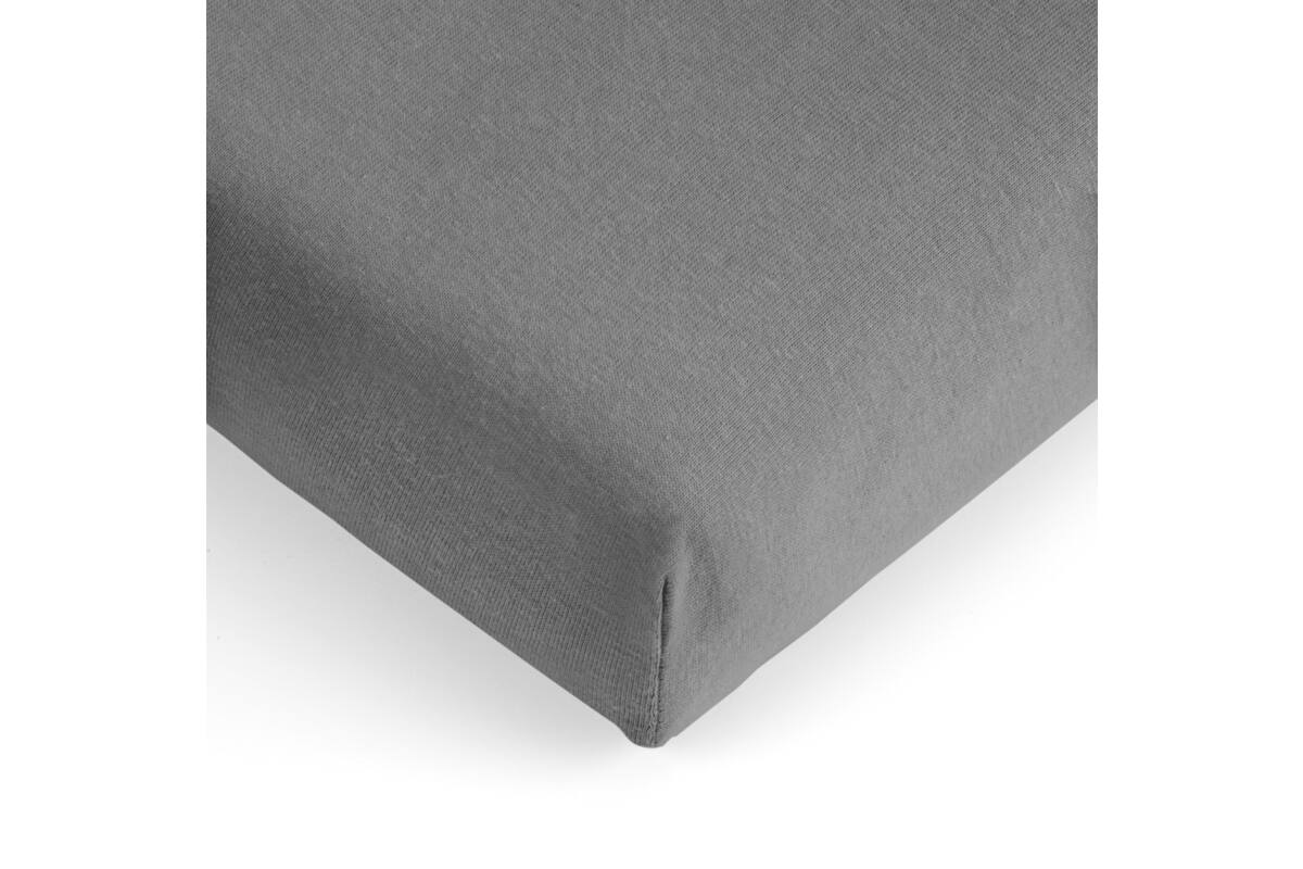 Hoeslaken Jersey, Antraciet 60x120