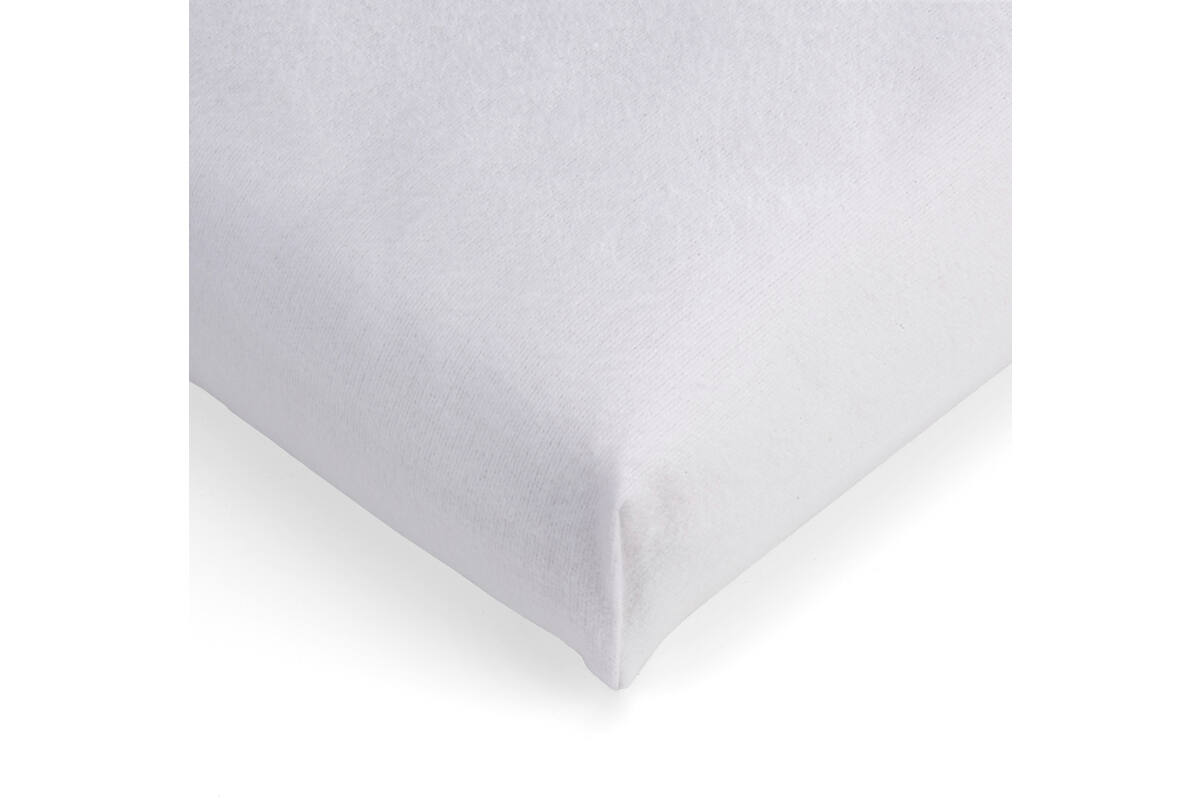 Hoeslaken Molton 200 GSM, Wit, 60x120
