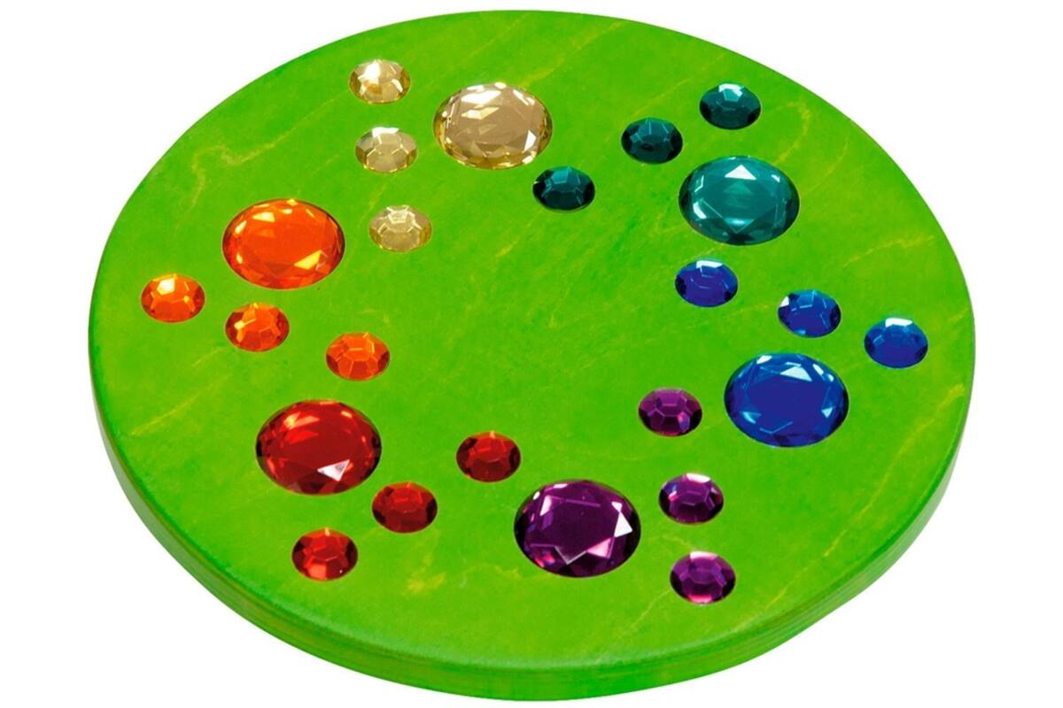 Juwelenspinner groen