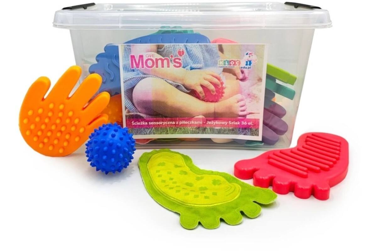 Mom's Care sensorisch speelgoed egel pad met stekelballen 36 stuks