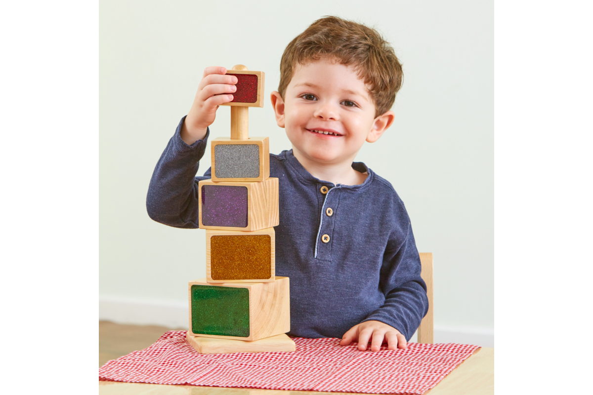 Stapeltoren met glitters