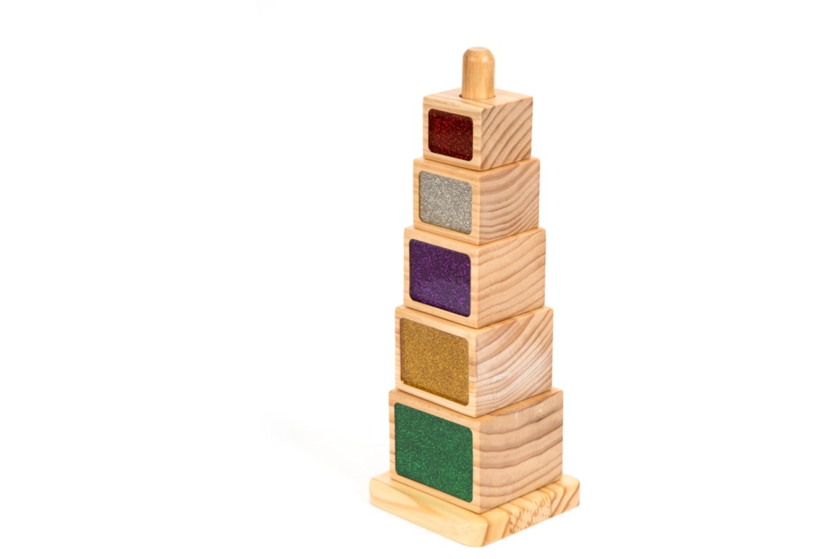 Stapeltoren met glitters