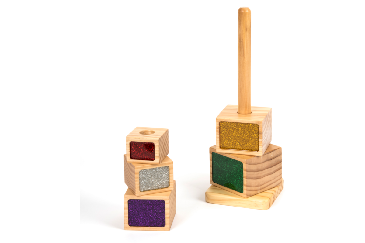 Stapeltoren met glitters