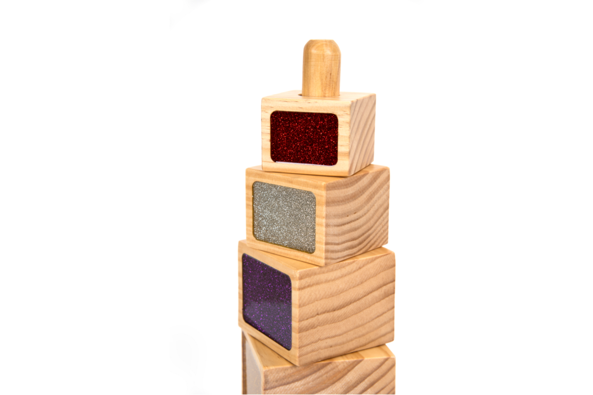 Stapeltoren met glitters