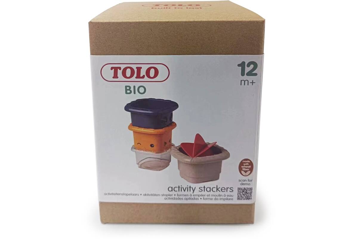 Tolo Bio Badspeelgoed Stapelbekers 4 stuks
