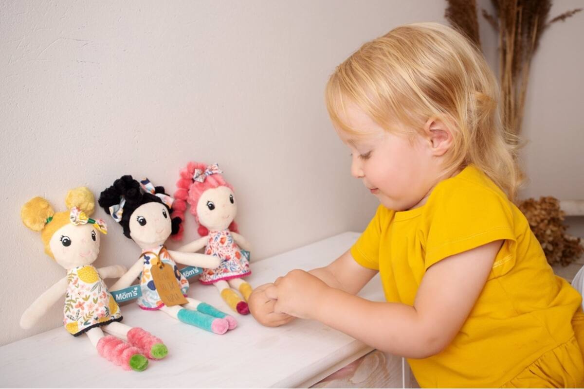 Soft baby toys - Doll Laura