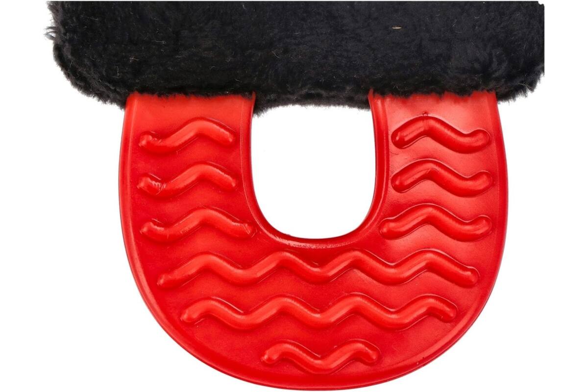 Soft baby toys - Squezze Jami dog with teether Wh