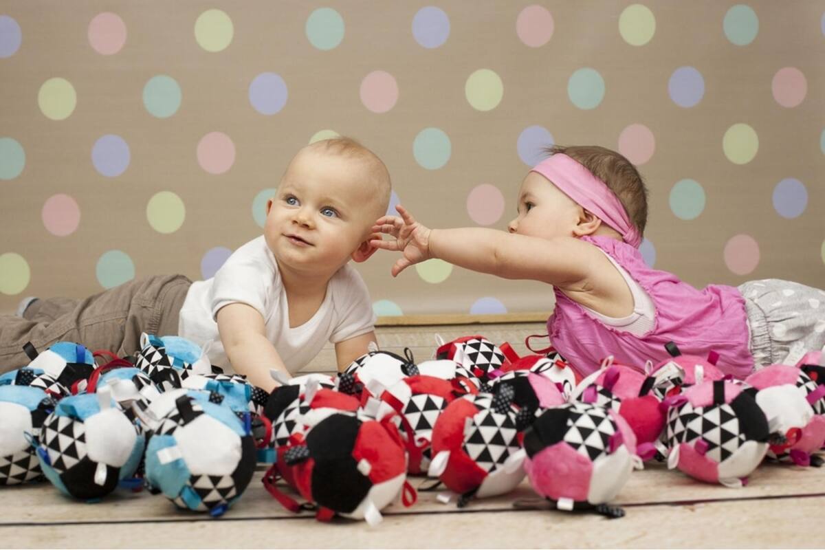 Soft baby toys - Soft ball Red