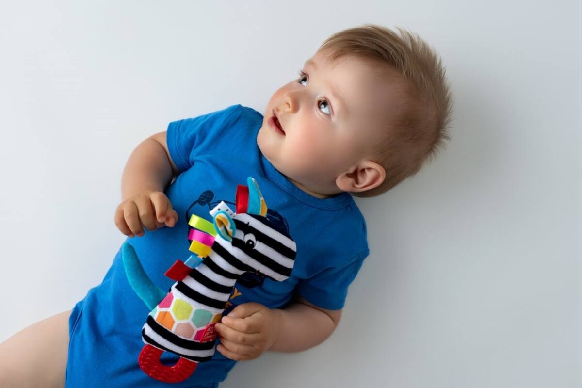 Soft baby toys - Squezze Giraffe