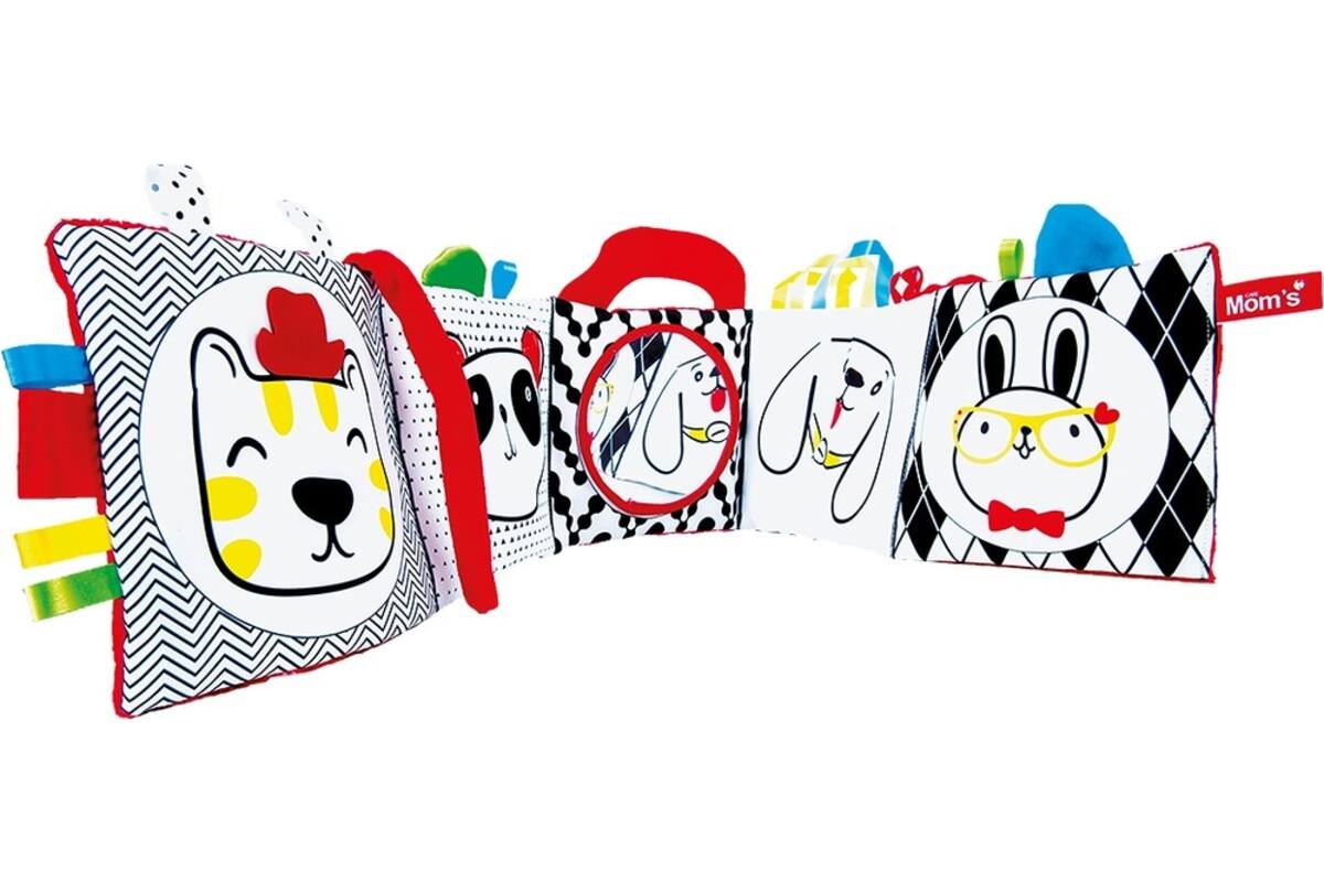 Soft baby toys - Bumper coth White & Black book