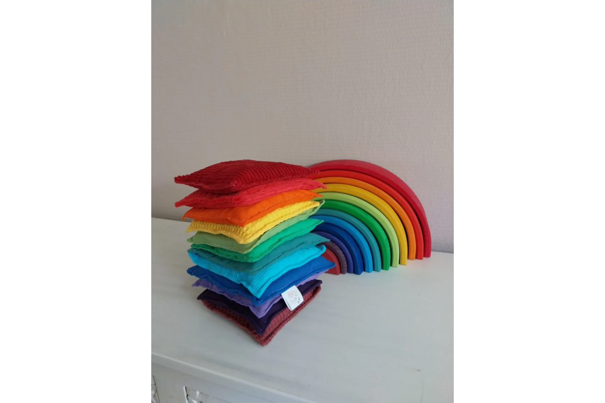 Pittenzakjes | Set van 12 kleuren (past bij Grimms)