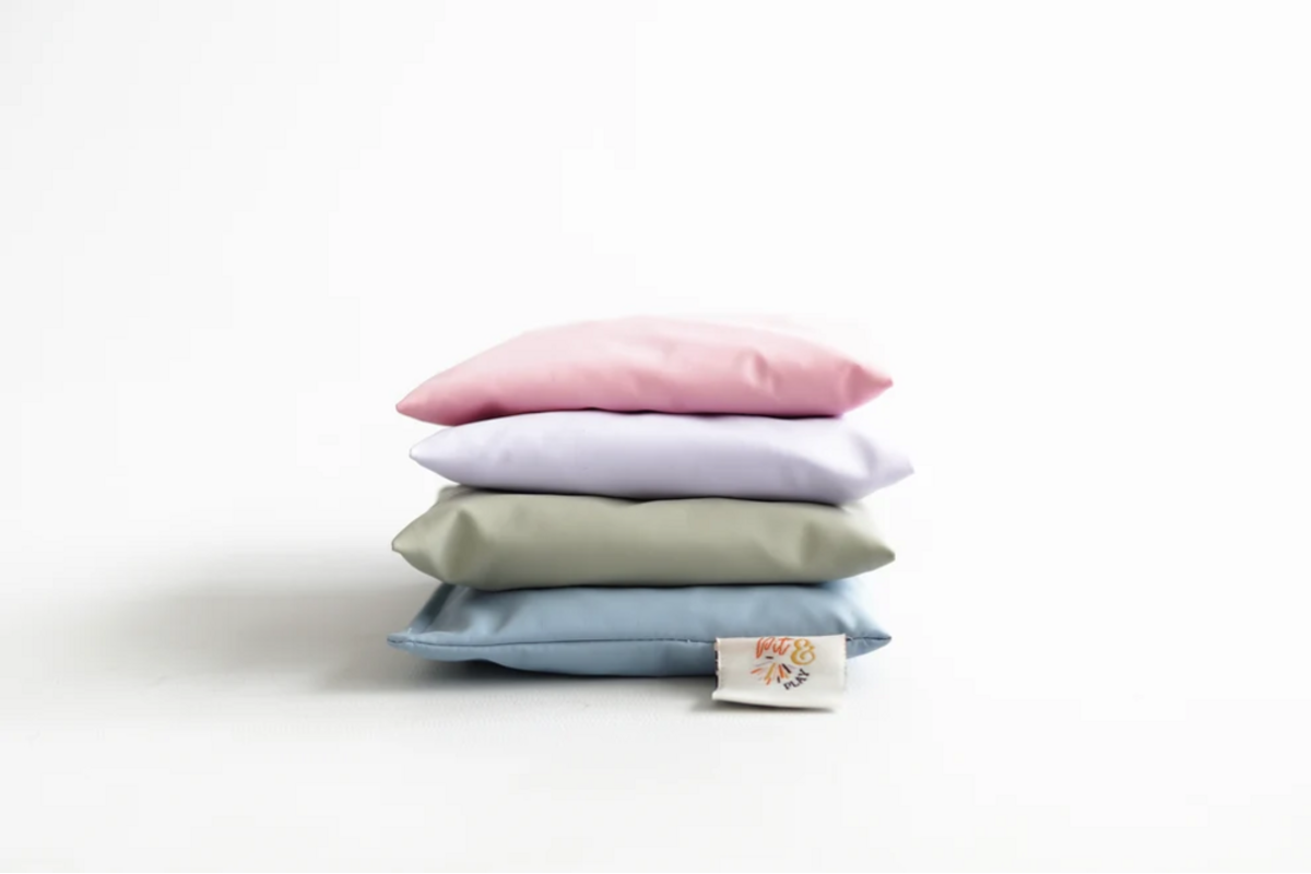 Pittenzakjes waterafstotend | Set van 4 pastelkleuren