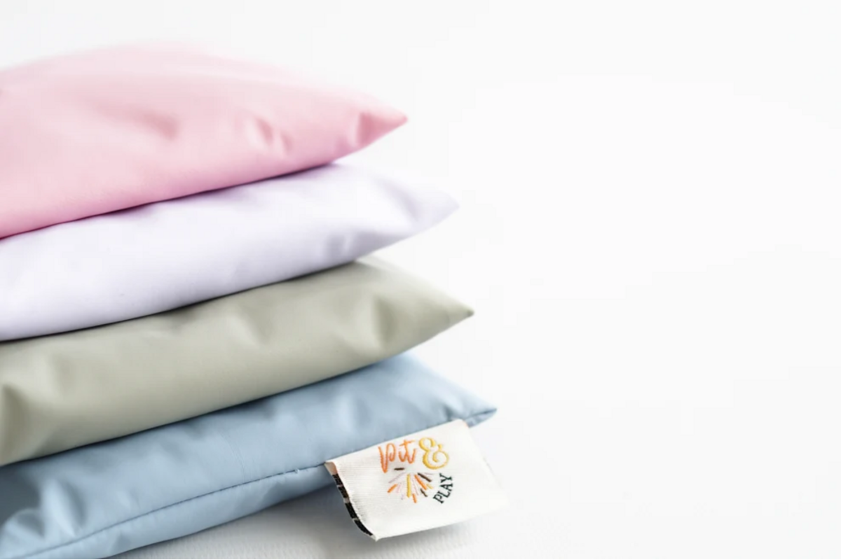 Pittenzakjes waterafstotend | Set van 4 pastelkleuren