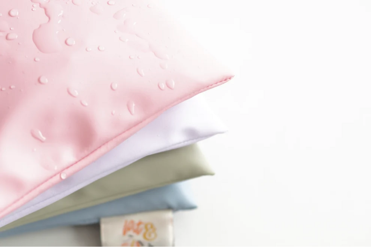 Pittenzakjes waterafstotend | Set van 4 pastelkleuren