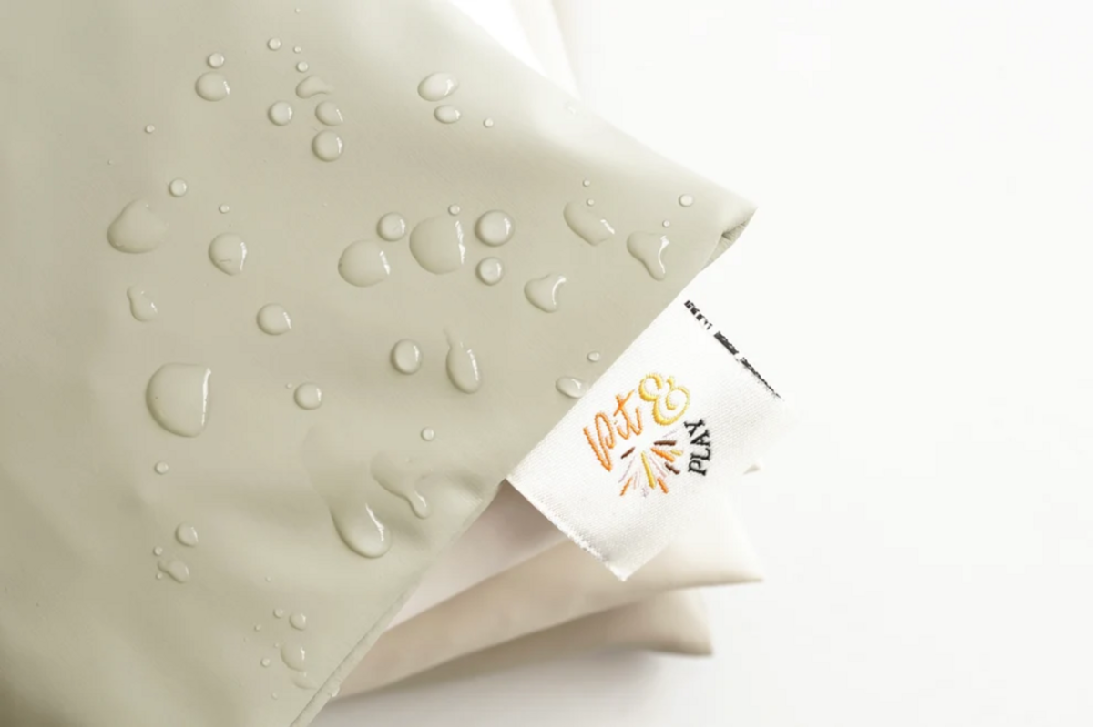 Pittenzakjes waterafstotend | Set van 4 Natural Green
