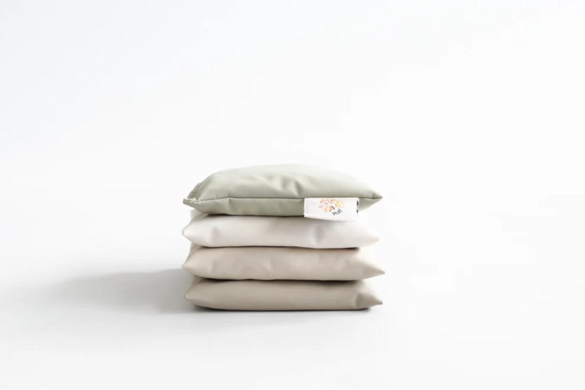 Pittenzakjes waterafstotend | Set van 4 Natural Green