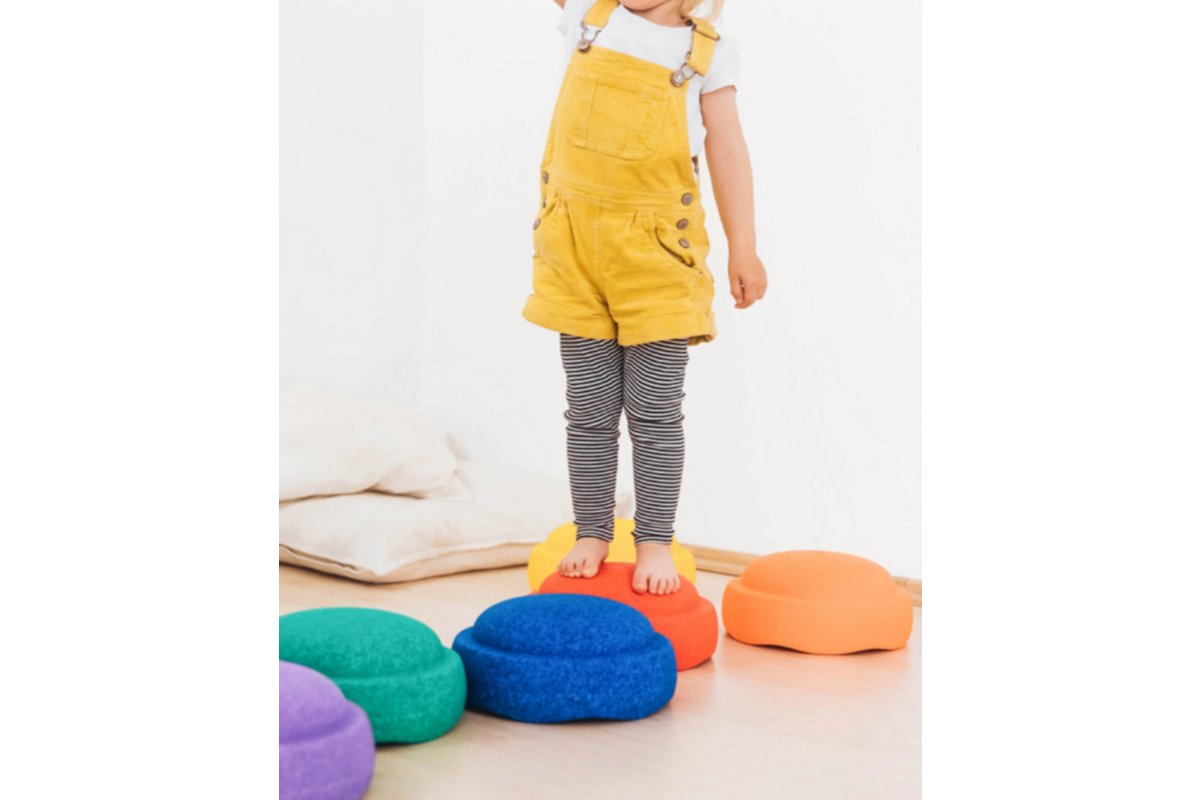 Stapelstein ® Rainbow Classic, set van 6 stuks