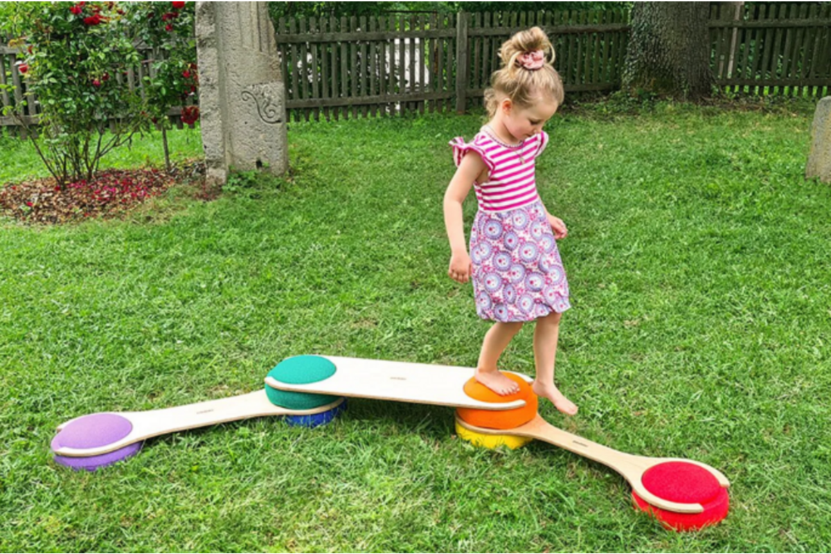 Pedalo® Balancing bar for stacking blocks, set van 3 stuks