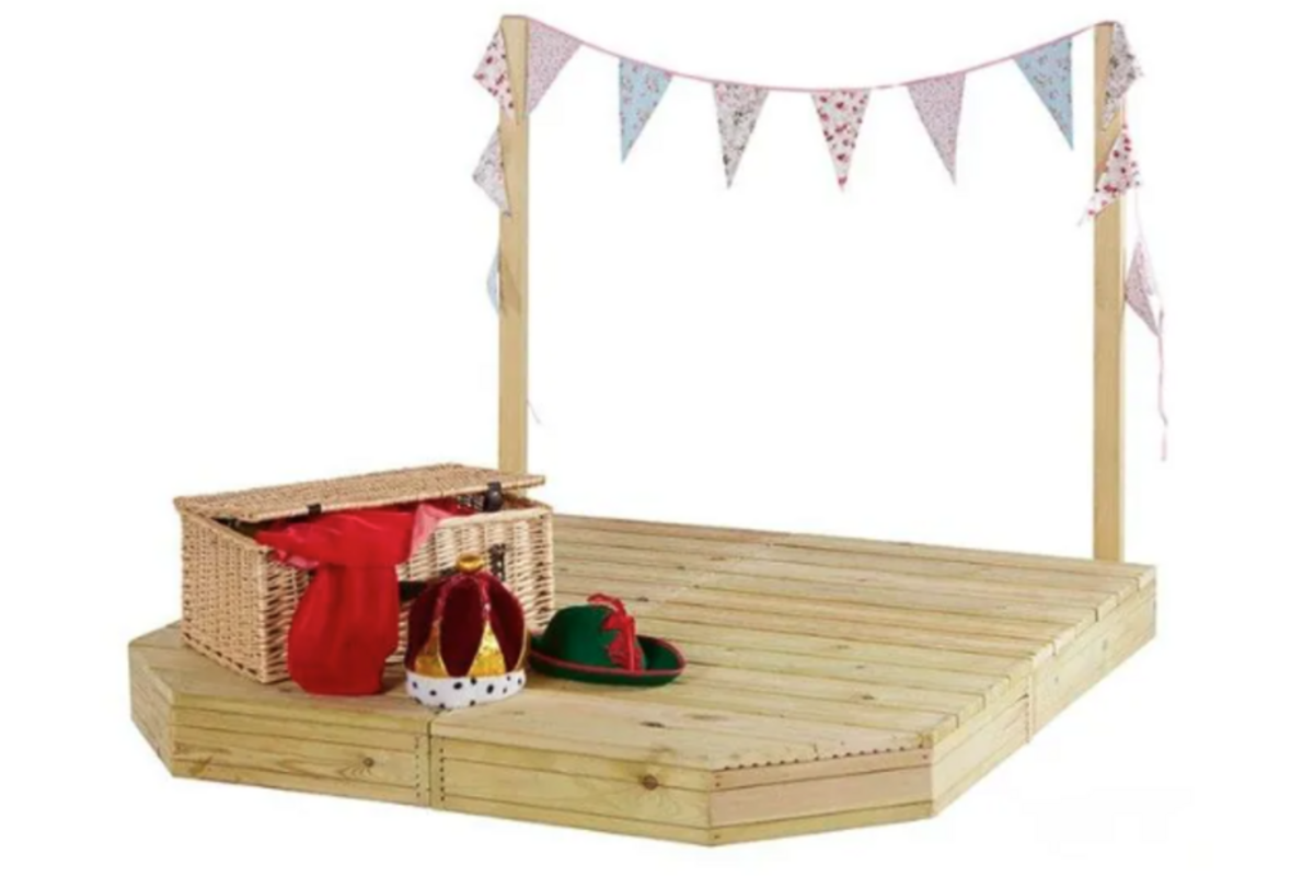 Podium met achtergrond