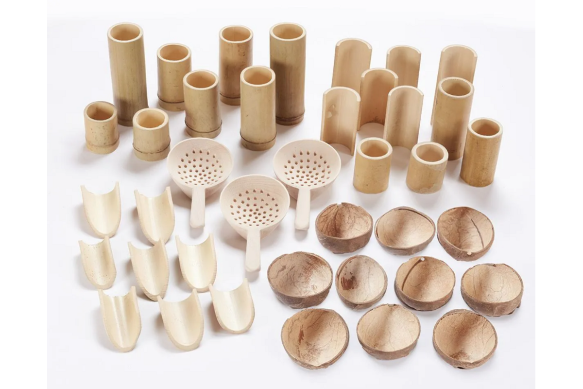 Maatset van natuurlijke materialen
