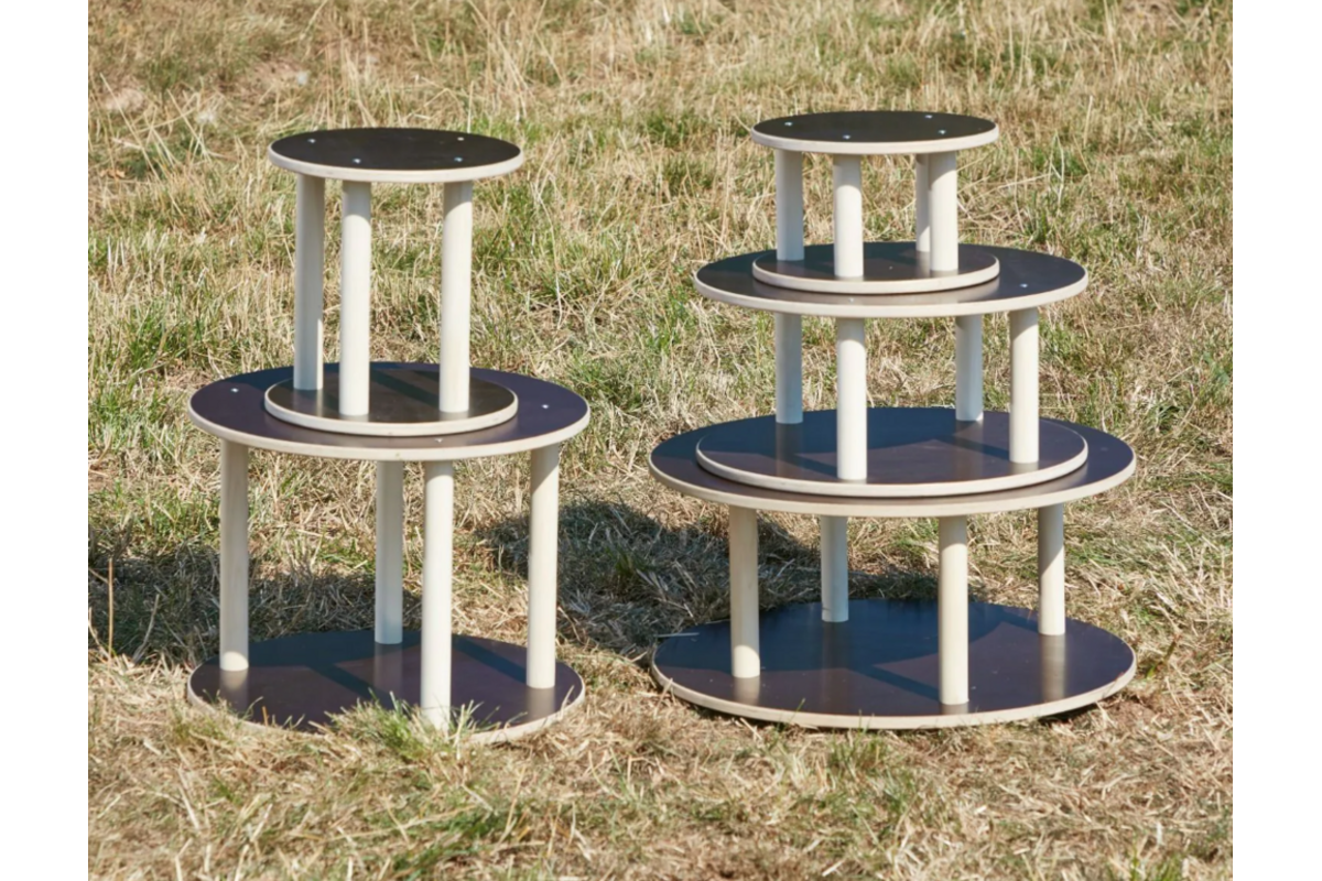 Kabelhaspelset, rond, 5 stuks