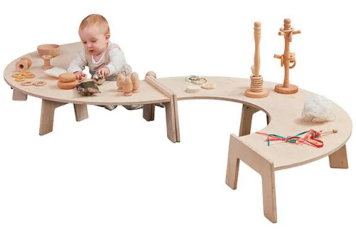 Babyspeeltafel rond