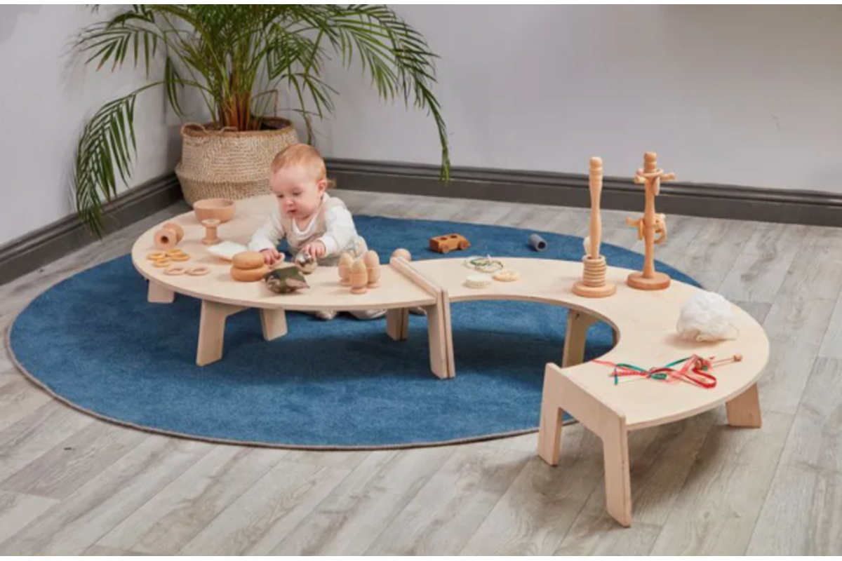 Babyspeeltafel rond