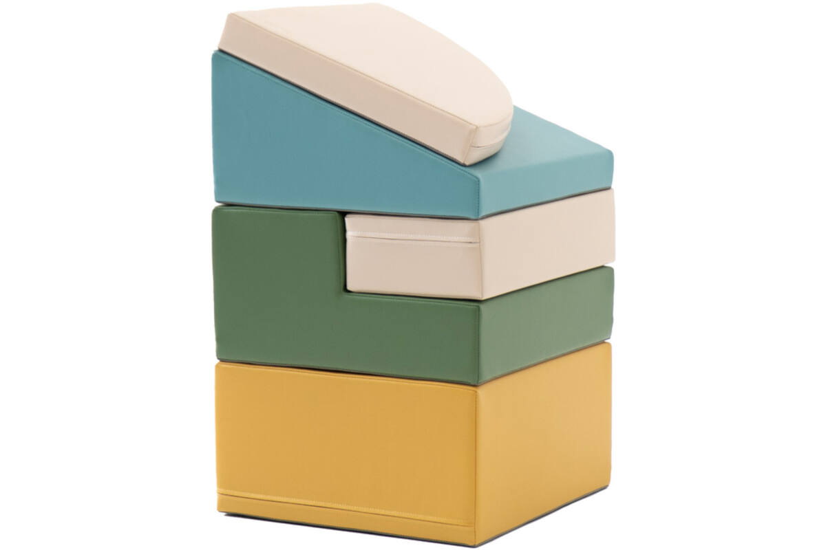 Corner Climber, pastel turquoise