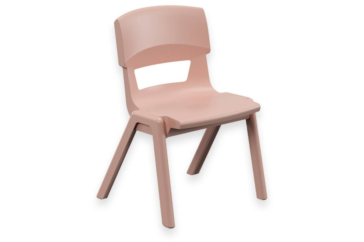 Kinderstoel Emma | Kunststof, Zithoogte 38 cm, Rose Blossom