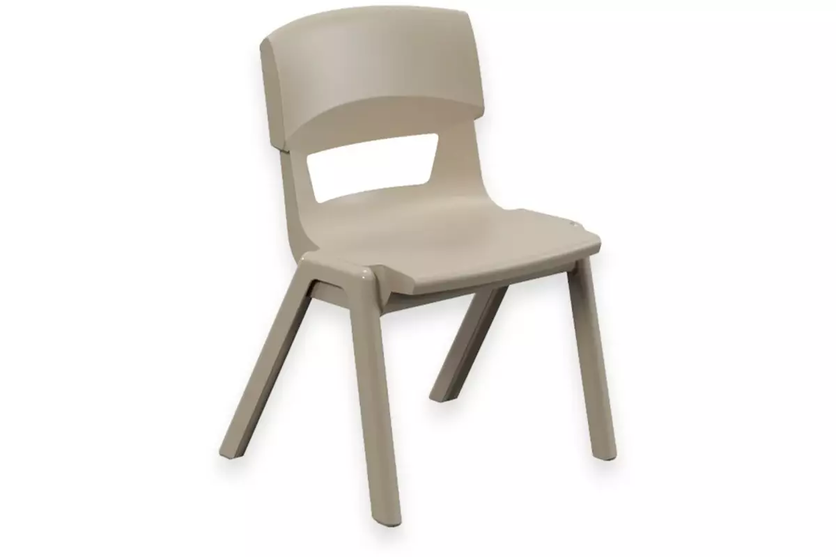 Kinderstoel Emma | Kunststof, Zithoogte 35 cm, Light Sand